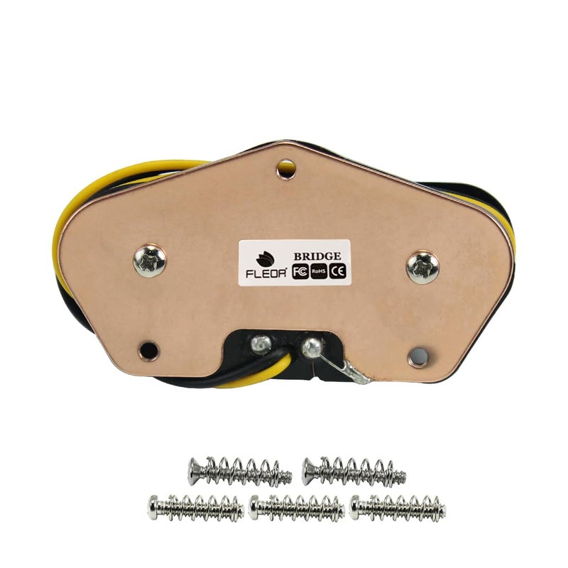 FLEOR Alnico 5 Black TL Bridge Pickup for TL Style Electric Guitar Pickup Part - Image 4